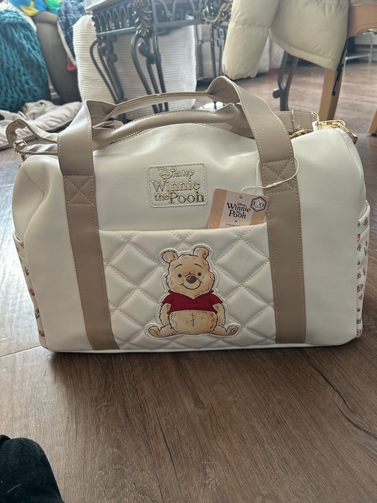 Disney Handbags - Disney NWT Winnie the Pooh Cream Weekender Bag